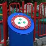 Amusement Park Fixture Made with King ColorBoard® KPG Blue and KPG Red