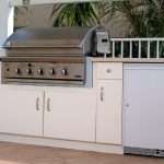 Outdoor Kitchen Cabinets Made with King StarBoard® ST Seafoam