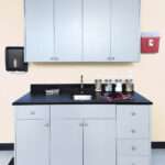 Doctor's Office Case Goods Made with King MediGrade® Dolphin Gray
